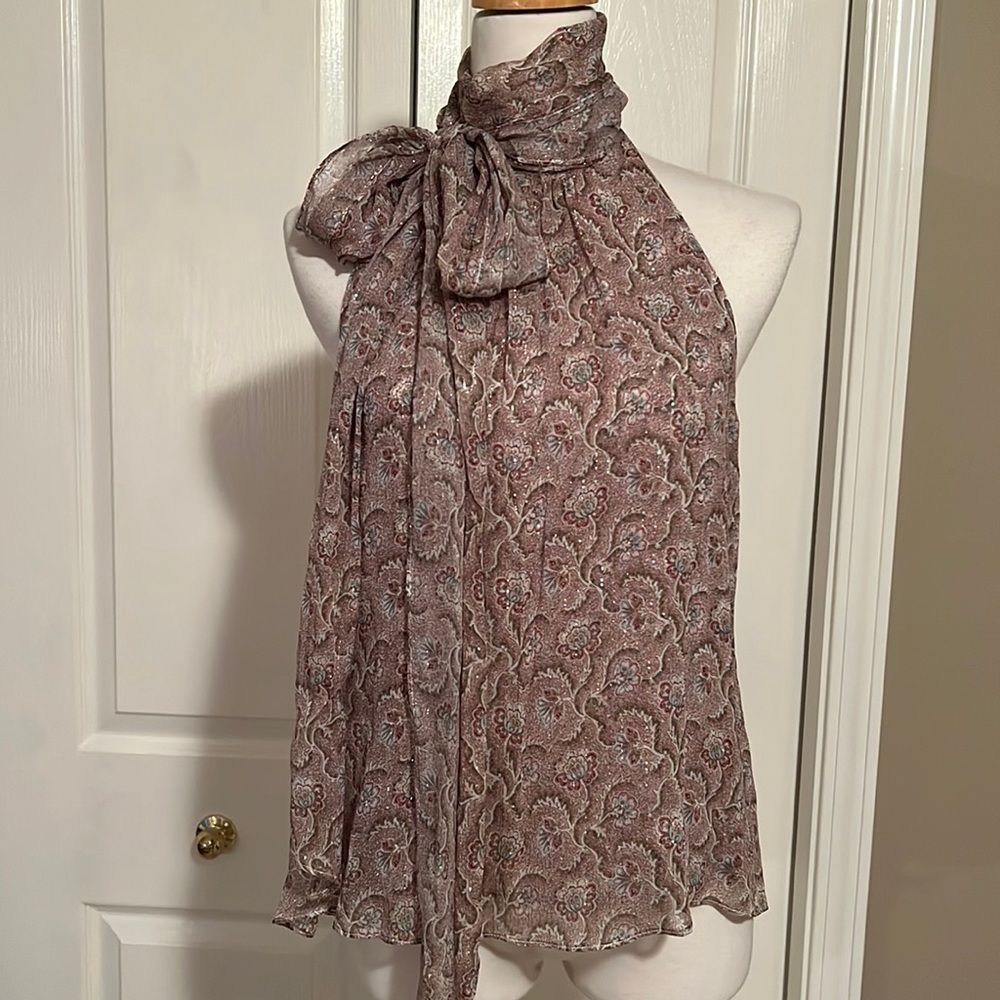 Intermix womens silk blouse sz Large